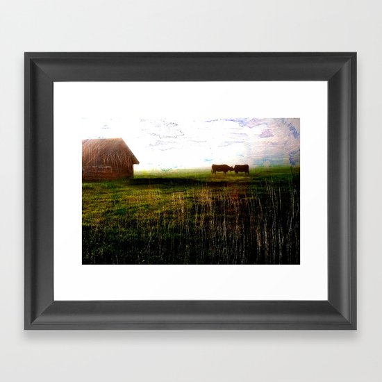 Cows of Bavaria II Framed Art Print