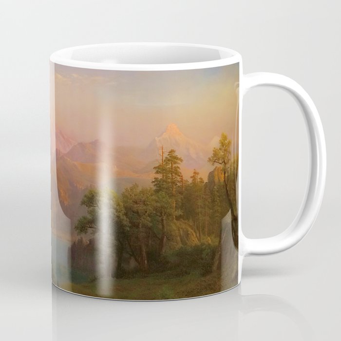 Albert Bierstadt - Mt Hood 1869 Coffee Mug