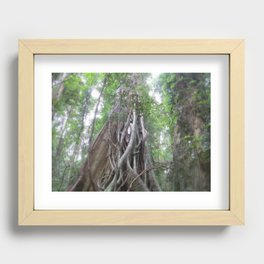 Fairies live here Recessed Framed Print