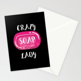 Crazy Soap Lady Soap Making Stationery Card