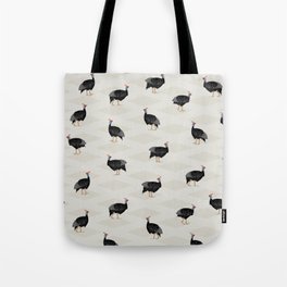 Guinea fowl bird pattern Tote Bag