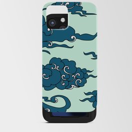 Japanese clouds pattern iPhone Card Case
