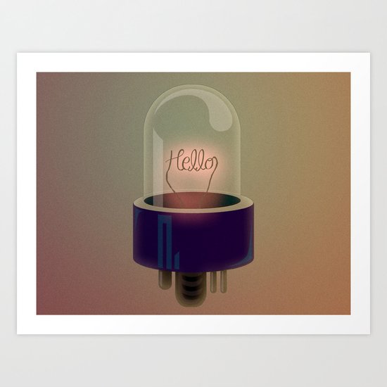 HELLO Art Print
