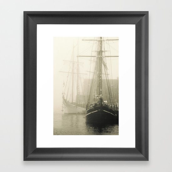 Haunted Ocean Framed Art Print
