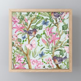 Spring Chinoiserie Framed Mini Art Print
