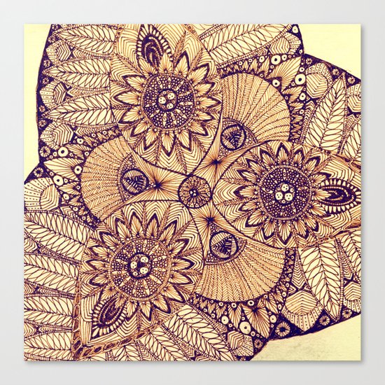 three Canvas Print