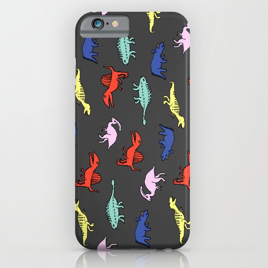 COLORFUL DINOSAUR iPhone & iPod Case