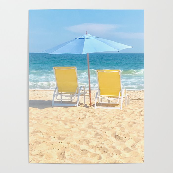 A Day at the Beach Poster