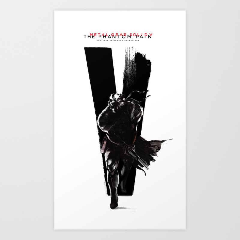 Metal Gear Solid V The Phantom Pain Art Print By Mashhoor Society6 Metal Gear Solid V The Phantom Pain Art Print By Mashhoor Society6