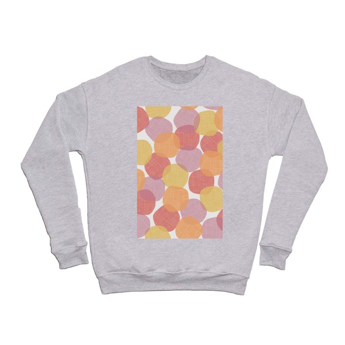 Textured Summer Spot Pattern Crewneck Sweatshirt