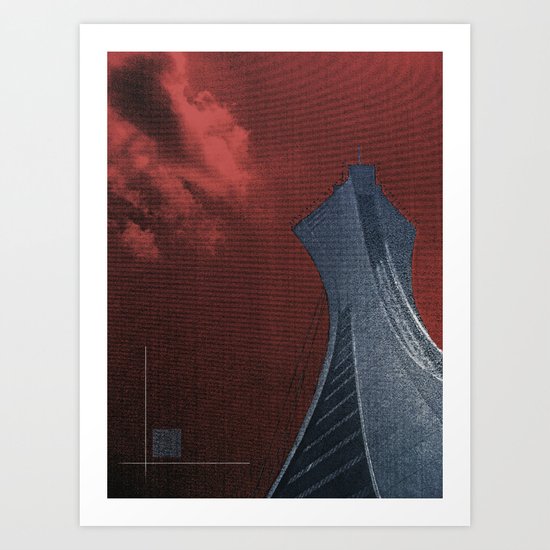 Olympic Tower Art Print