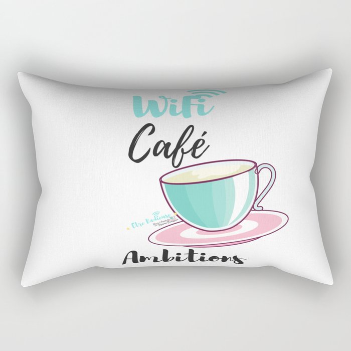 WiFi Café Ambitions Rectangular Pillow