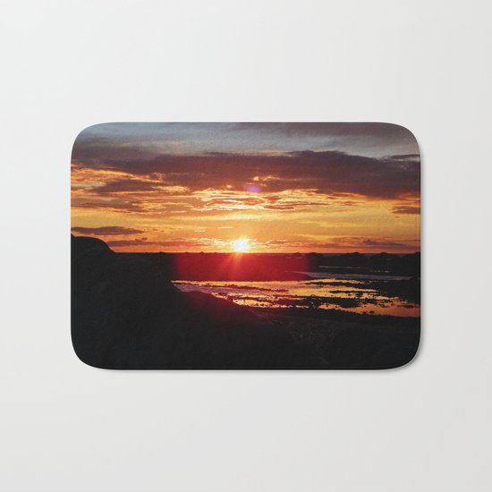 Ground Level Sunset Bath Mat