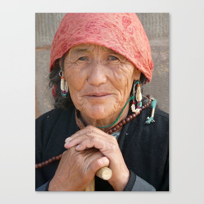 Lhasa Woman Canvas Print
