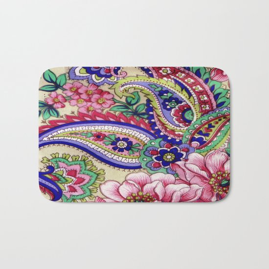 Floral Deco Bath Mat