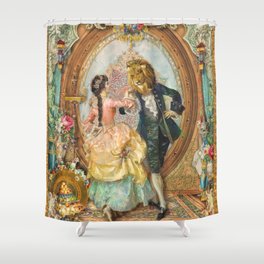 Beauty and the Beast Shower Curtain