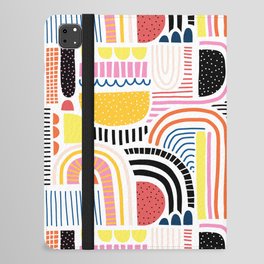 Colorful Collage iPad Folio Case