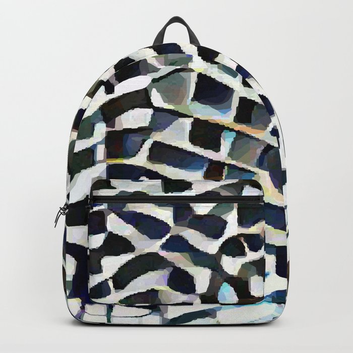 Digital mosaic tile Backpack