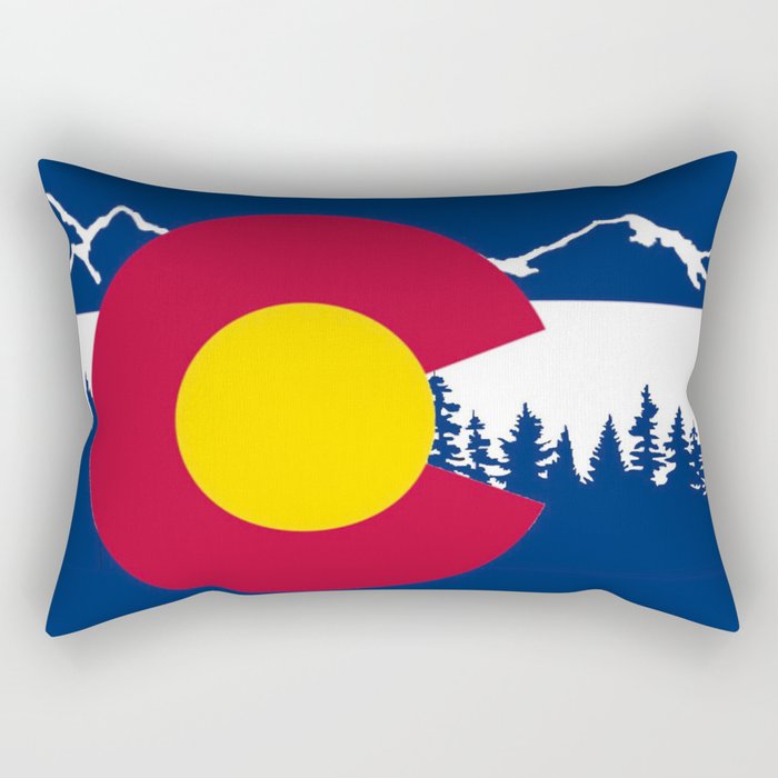 Colorado flag Rectangular Pillow
