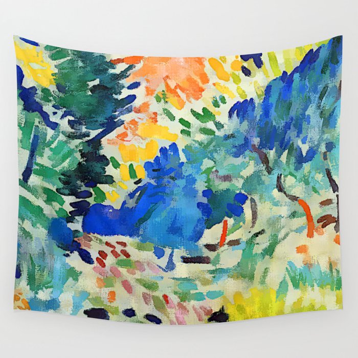 Henri Matisse Landscape at Collioure III Wall Tapestry by Jon