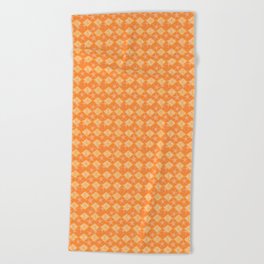 children's pattern-pantone color-solid color-orange Beach Towel