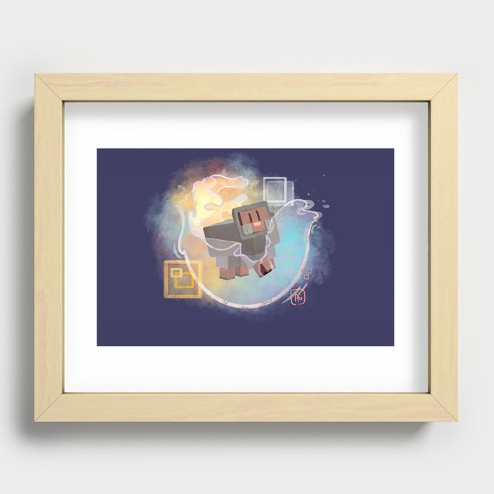 Lord Watersheep Recessed Framed Print