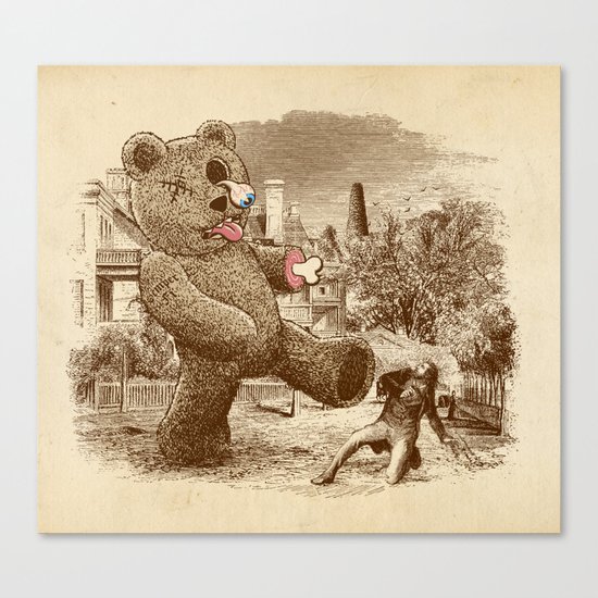 Teddy's Back! Canvas Print