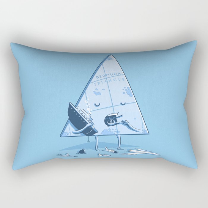 Bermuda triangle Rectangular Pillow