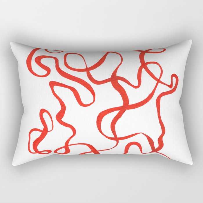 Ribbon Olympics Rectangular Pillow