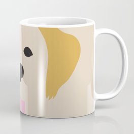 Golden Retriever Dog Illustration Coffee Mug