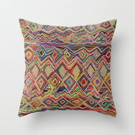 Multicolour Bohemian Artwork Design  Throw Pillow