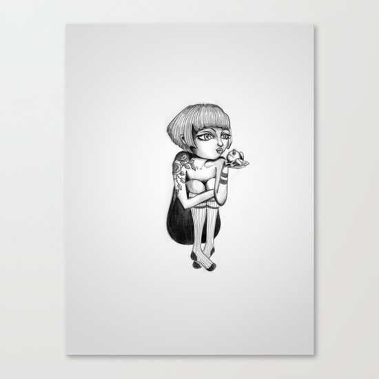 Princess & Frog Canvas Print