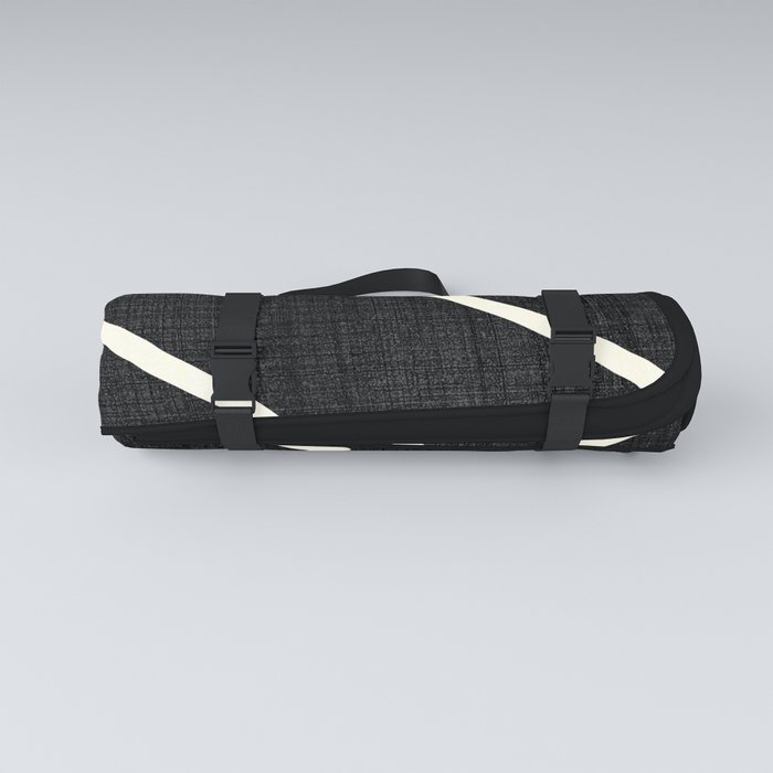Avoca in Black and White Picnic Blanket by House of HaHa Society6