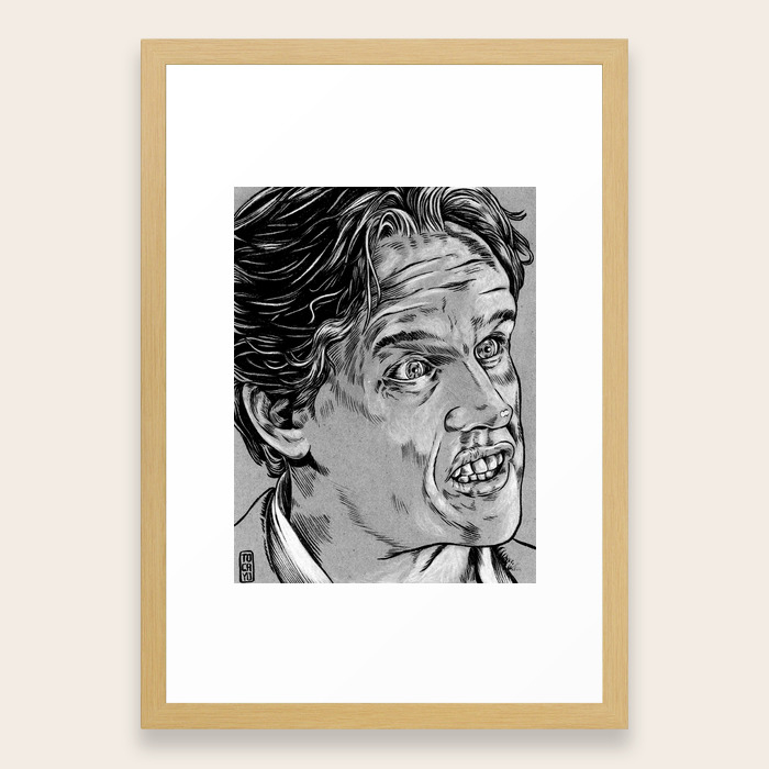 Gary Busey Framed Art Print By Tocayo Society6