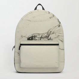 James McNeill Whistler - Bibi Valentin (1859) Backpack | Paper, Painting, Ink, Printsanddrawings, Japanesepaper, Etching, Printsanddrawing, Print, Drypoint, Foulbiting 