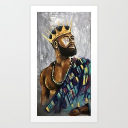 Naturally King III Art Print