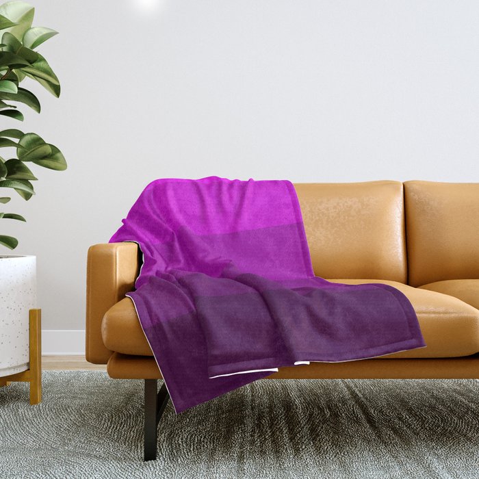 Deep purple throw cheap blanket