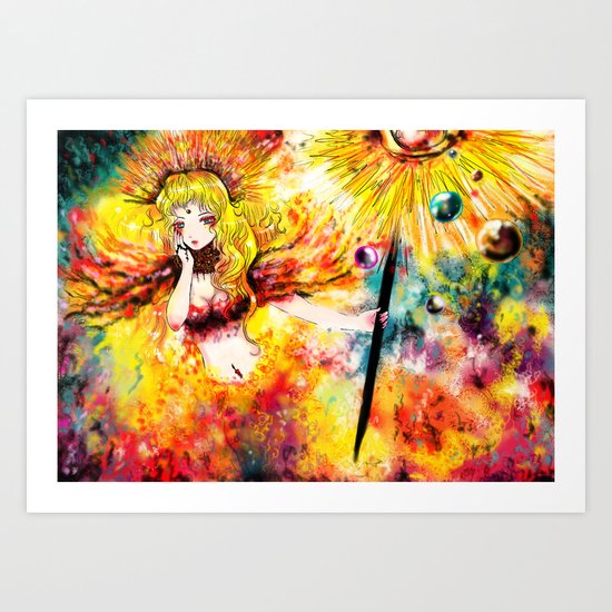 SUN GODDESS Art Print