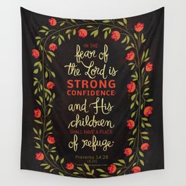 Proverbs 14:26 Wall Tapestry