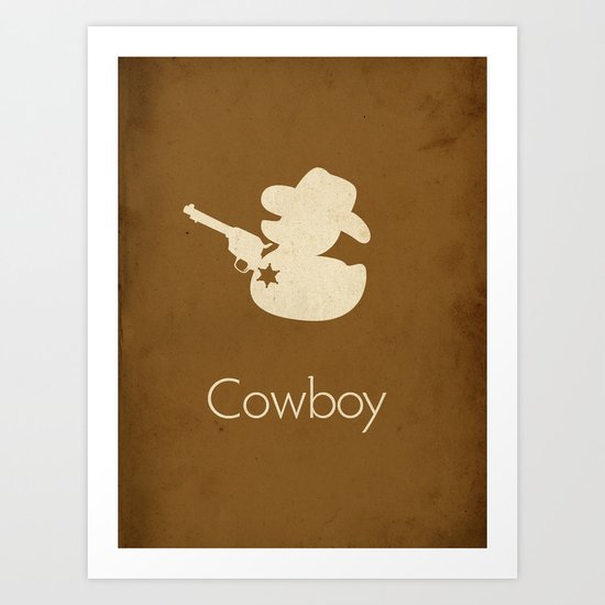 Cowboy Art Print