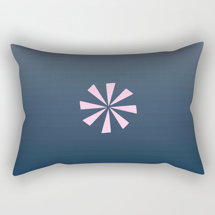 Geometric flower 159 Rectangular Pillow