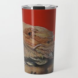 Iguana-oil on canvas 60x60 cms 2022 Travel Mug