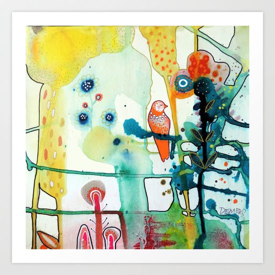 le murmure Art Print