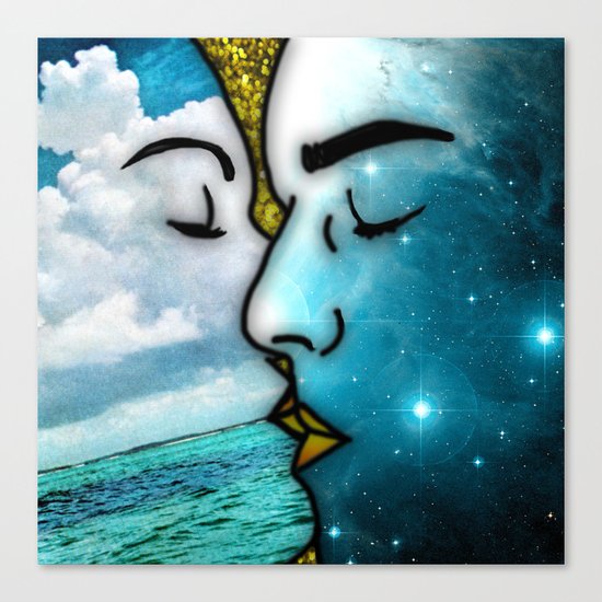 Lover's Kiss Canvas Print