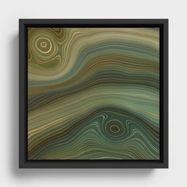 Beautiful  Pattern Design Framed Canvas