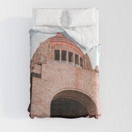 Mexico Photography - Beautiful Monument In The Evening Sun Duvet Cover