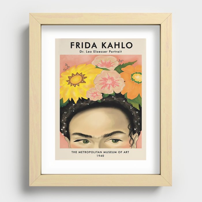Frida Kahlo Feminist Art Frida Khalo Frida Painting Recessed Framed Print
