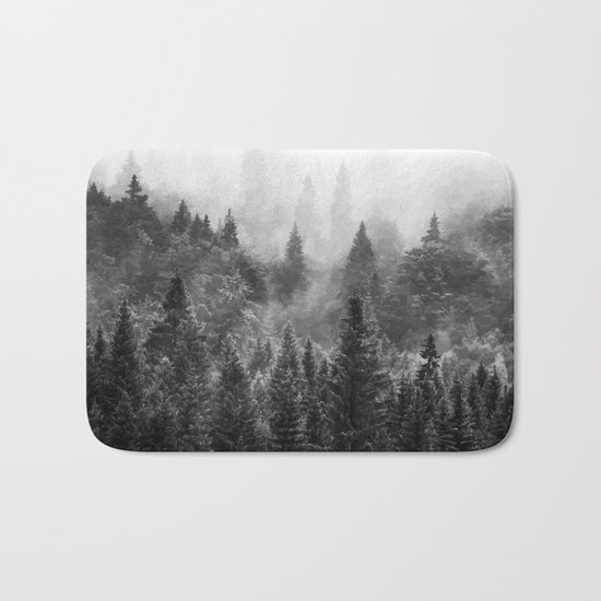 The Visionary Echo BW #society6 Bath Mat