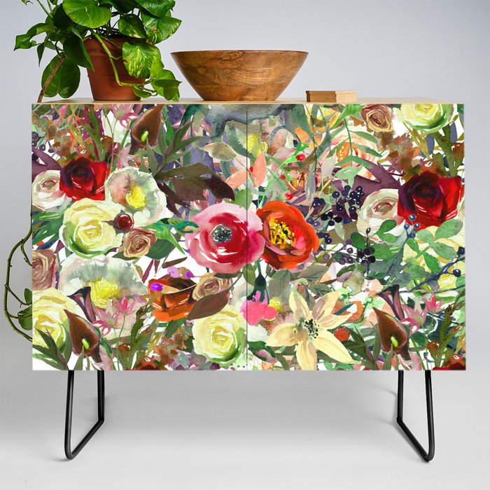Floral credenza top