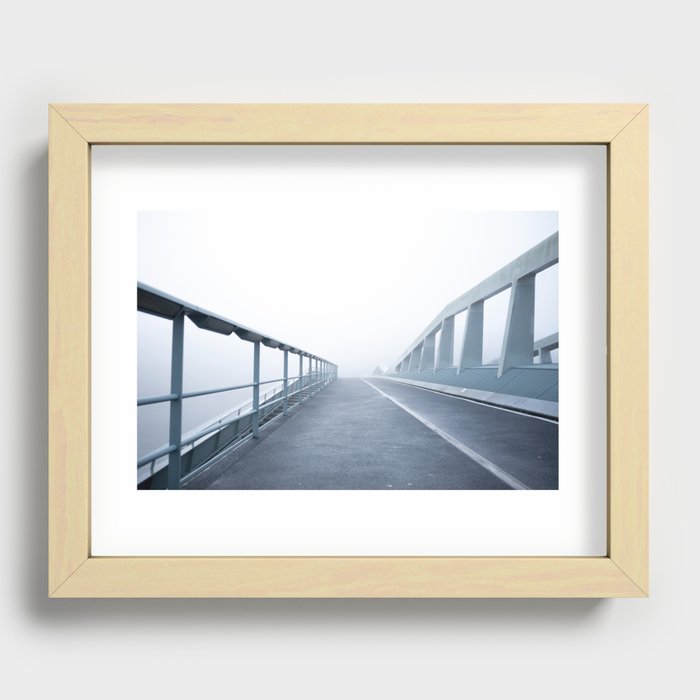 road to nowhere Recessed Framed Print
